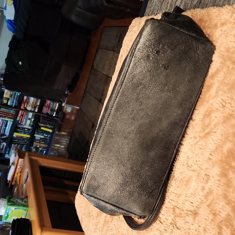 Vintage Rachel Lynn small Black Leather purse - Picture 5 of 14